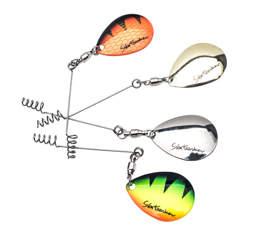 Spinner Rig 4-pack Silver, Guld, FT, RT