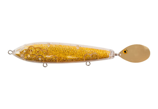 Spinning McTail 96 g / 165 mm Unpainted Guld Glitter