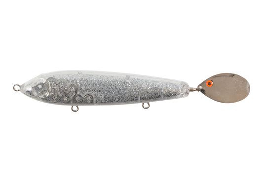 Spinning McTail 96 g / 165 mm Unpainted Silver Glitter