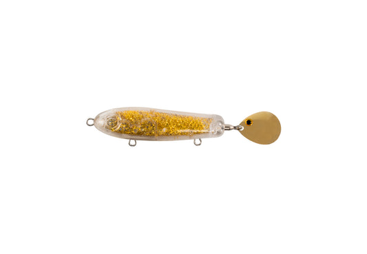 Spinning McTail Junior 28 g / 85 mm Unpainted Guld Glitter