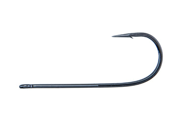 Trailerkrok enkel 6/0 Black Nickel 5 pack