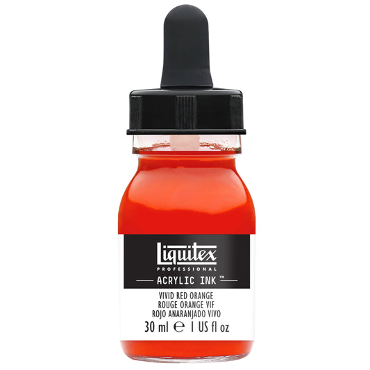 Liquitex Prof. Ink 30ml Vivid Red Orange