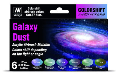 Vallejo Shifters color kit Galaxy Dust