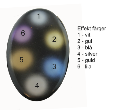 CAB färg 50ml Effekt Silver