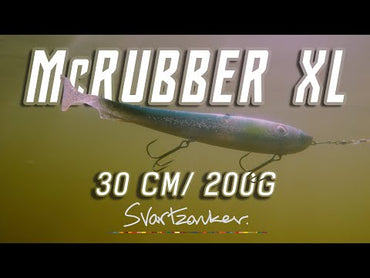 McRubber XL Rigged 30 cm 215 g Black Shad