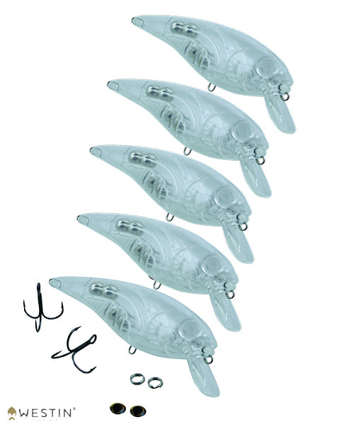 Westin RawBite Crankbait Low Floating 17 cm 101 g 5 pack
