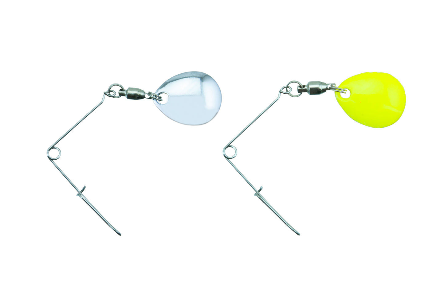 Spinner rig X-small 2-pack Silver/Fluo Yellow