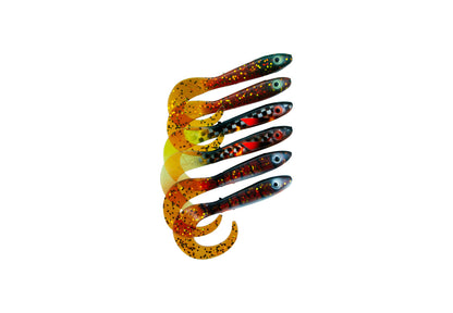 McRubber Tail 11cm 6 pack Mix Motoroil