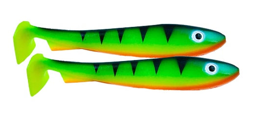 McRubber Offset 19cm Fire Tiger 2-pack
