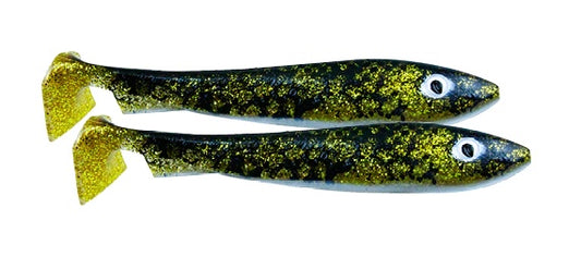 McRubber Offset 19cm Lake Miltona Walleye 2-pack