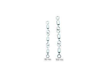SZ Jointed Rolling Swivles 3 link 3 pack