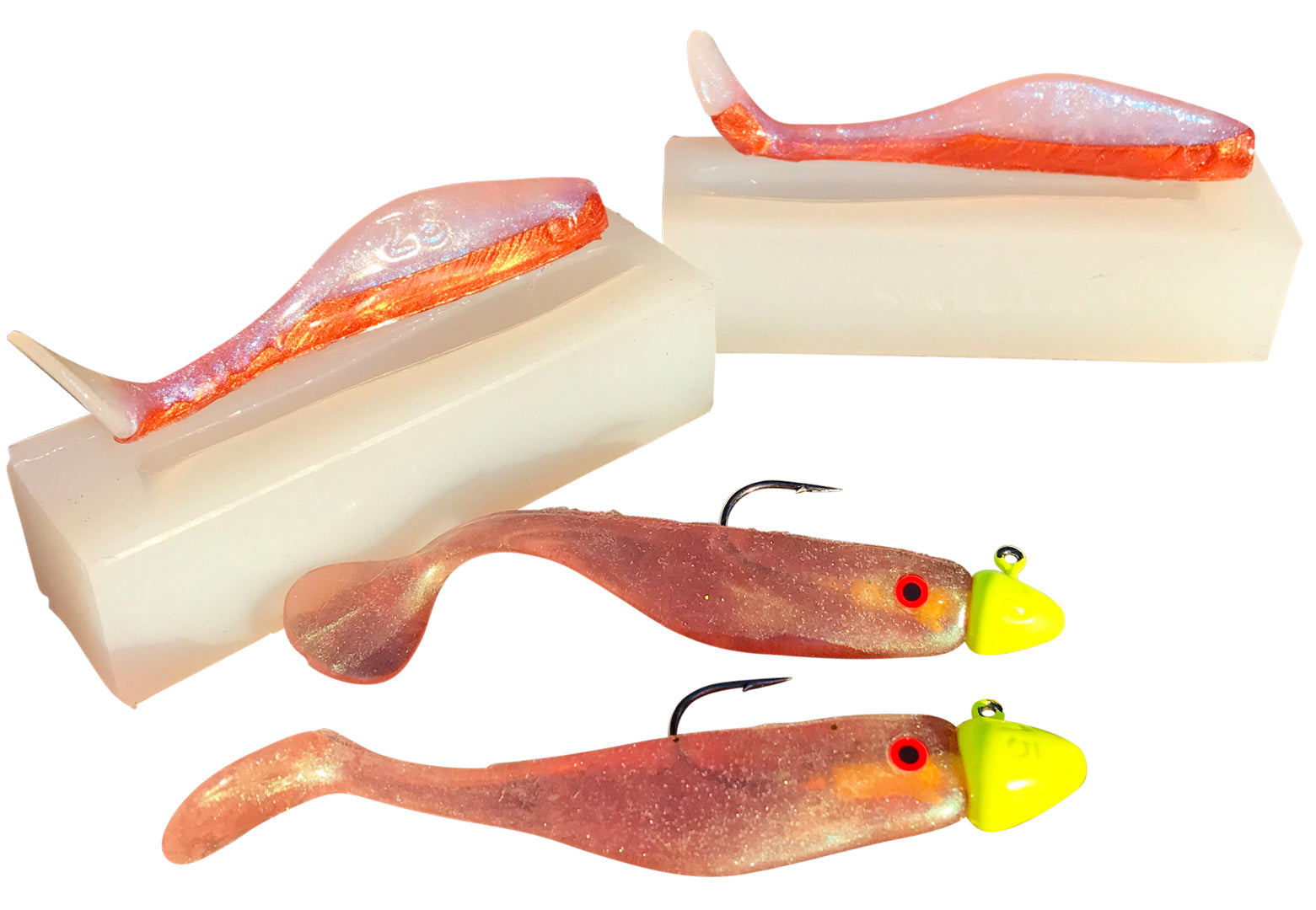 BeShad Silikonform 8,5 cm – Betesbyggarkiosken