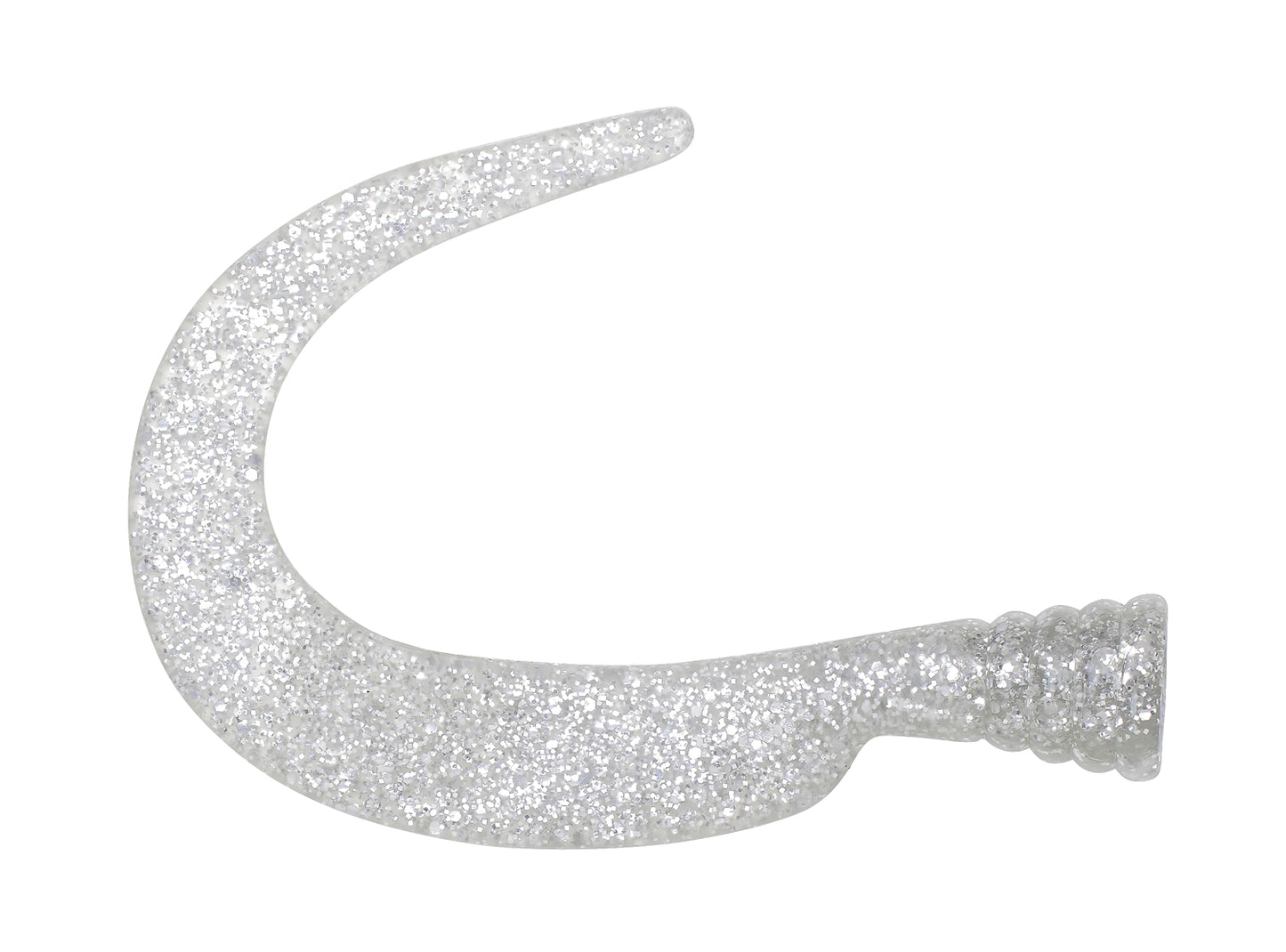 McTail spare tail 3-p - C6 Silver glitter