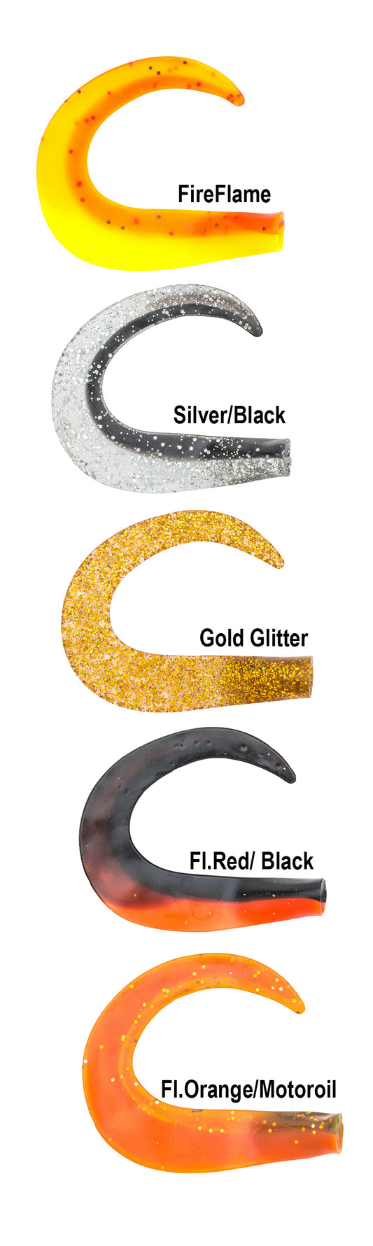 GlideTail svansar 15-pack Mix 3