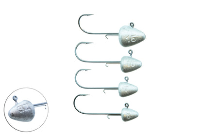 Jig heads Bismuth Alloy 3/0 - 1 pack