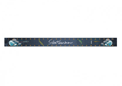 Svartzonker båtdekal 130 cm med mätsticka