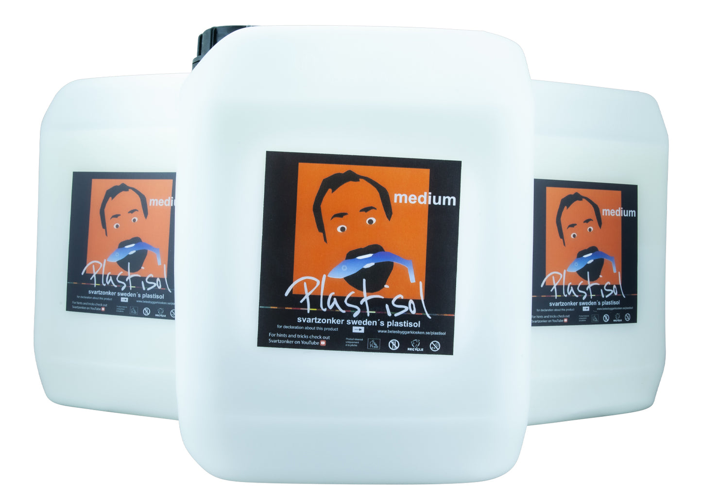 Plastisol Svartzonker Medium 15 liter