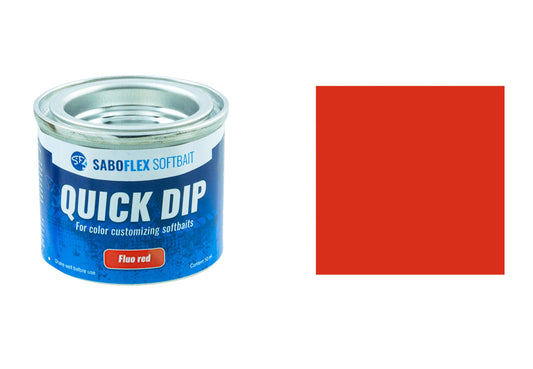 Softbait Quick Dip 50 ml Fluo Röd