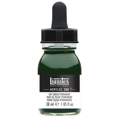 Liquitex Prof. Ink 30ml  Sap Green permanent