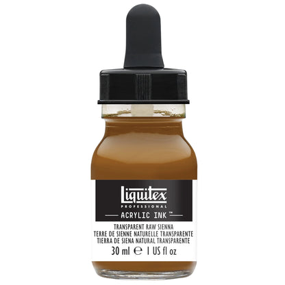 Liquitex Prof. Ink 30ml Transparent Raw Sienna