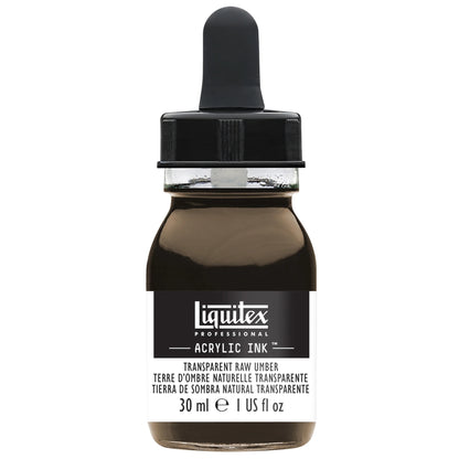 Liquitex Prof. Ink 30ml Transparent Raw Umber