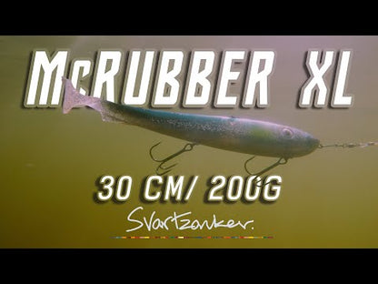 McRubber XL Rigged 30 cm 215 g Black Shad