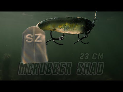 McRubber Flash Shad 23 cm Green Sunshine 2-pack